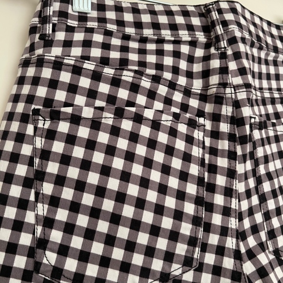 Gingham Print High Rise Shortie Shorts - NWOT - Picture 6 of 6